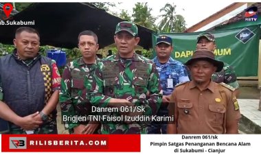 Danrem 061/SK Gelar Konferensi Pers Terkait Penanganan Bencana Alam di Sukabumi