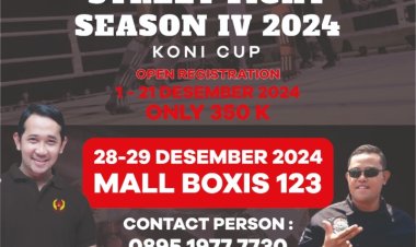 BOGOR MUAYTHAI STREET FIGHTER SEASON IV 2024 – KONI CUP