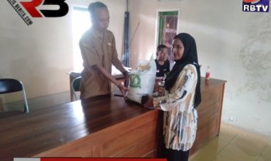 Penyaluran Bantuan Pangan untuk 527 KPM di Desa Wanajaya Berjalan Lancar