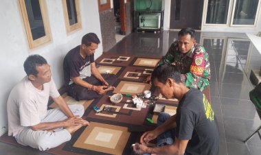Babinsa Koramil 06-02/Bogor Selatan Gelar Komsos Bersama Ketua RW dan RT