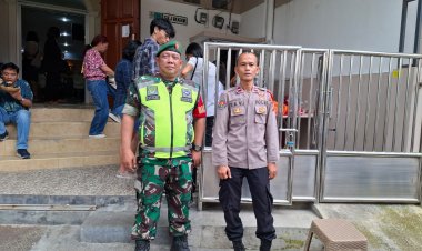 Babinsa Koramil 06-03/Bogor Timur Laksanakan Pemantauan Perayaan Natal di Gereja Kristen Jawa (GKJ)