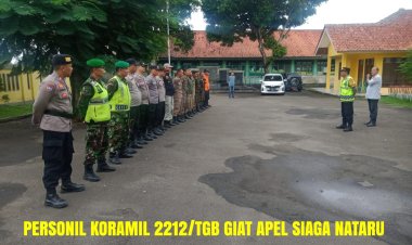 Apel Siaga Pengamanan Nataru di Tegalbuleud