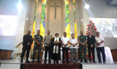 Forkopimda Monitoring Malam Misa Natal di Kota Bogor