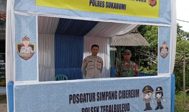 Koramil 2212/Tegalbuleud Lakukan Pengamanan Nataru di Pos Gatur Cibeureum