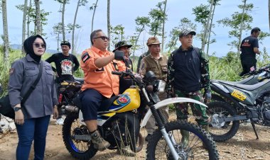 Dandim 0622/Kab Sukabumi Bersama Bupati Tinjau Lokasi Rencana Relokasi Rumah Warga Terdampak Bencana Alam