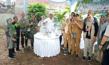 Babinsa Koramil 06-04/Bogor Barat Monitoring Kegiatan Penanaman Pohon untuk Mendukung Ketahanan Pangan di Kota Bogor