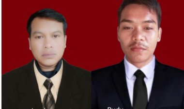 Kabiro Pandeglang Santani dan Wartawan Rilisberita.com Rudy Ucapkan Selamat Tahun Baru