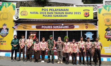 Koramil 2206/Parakansalak Amankan Perayaan Natal dan Tahun Baru di Pos Gunung Butak Palabuhanratu