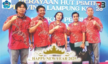 Ketua PSMTI Kabupaten Pesawaran Mengucapkan Selamat Tahun Baru 2025