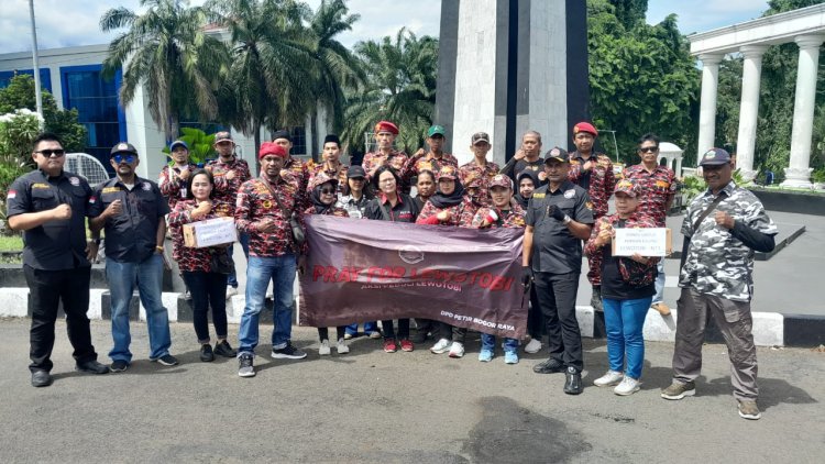 LSM KPMP Kota Bogor dan Ormas PETIR Bogor Raya Galang Dana untuk Korban Bencana Gunung Lewotobi, NTT