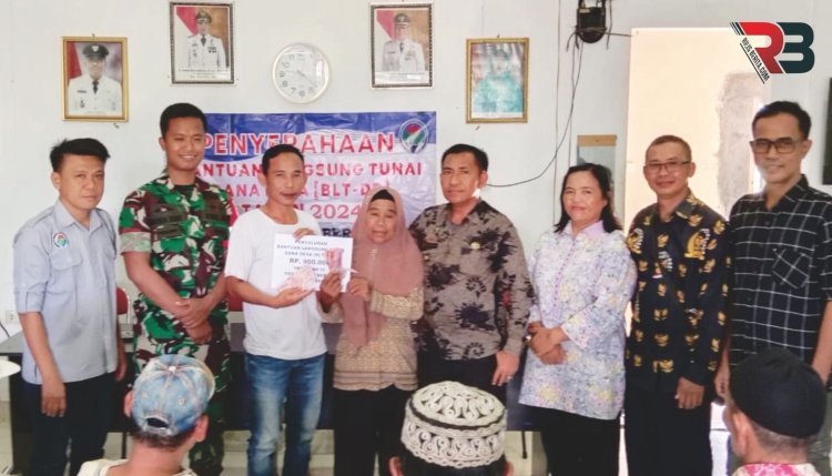 Penyaluran BLT-DD Membawa Aspek Positif Bagi Masyarakat Tidak Mampu Di Desa Hanau Berak