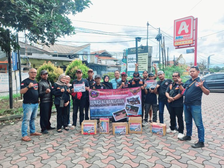 BPPKB Banten DPAC Bogor barat dan Ranting gelar galangan dana untuk korban bencana sukabumi