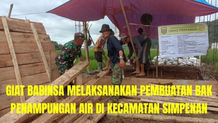 Babinsa Koramil 22-02/Palabuhanratu Laksanakan Karya Bakti Bersama Warga