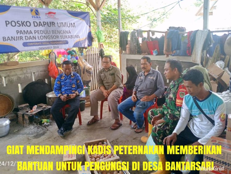 Koramil 2201/Palabuhanratu Laksanakan Pendampingan dan Kegiatan Bansos di Kecamatan Pabuaran
