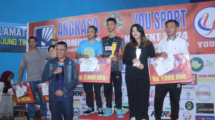 Dandim 0622/Kab Sukabumi Hadiri Penutupan Badminton Tournament 2024 di Wilayah Palabuhanratu, Sukabumi