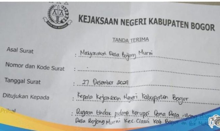 Warga Adukan Kepala Desa Bojong Murni Kecamatan Ciawi Yang Diduga Menyalah Gunakan Angaran Desa