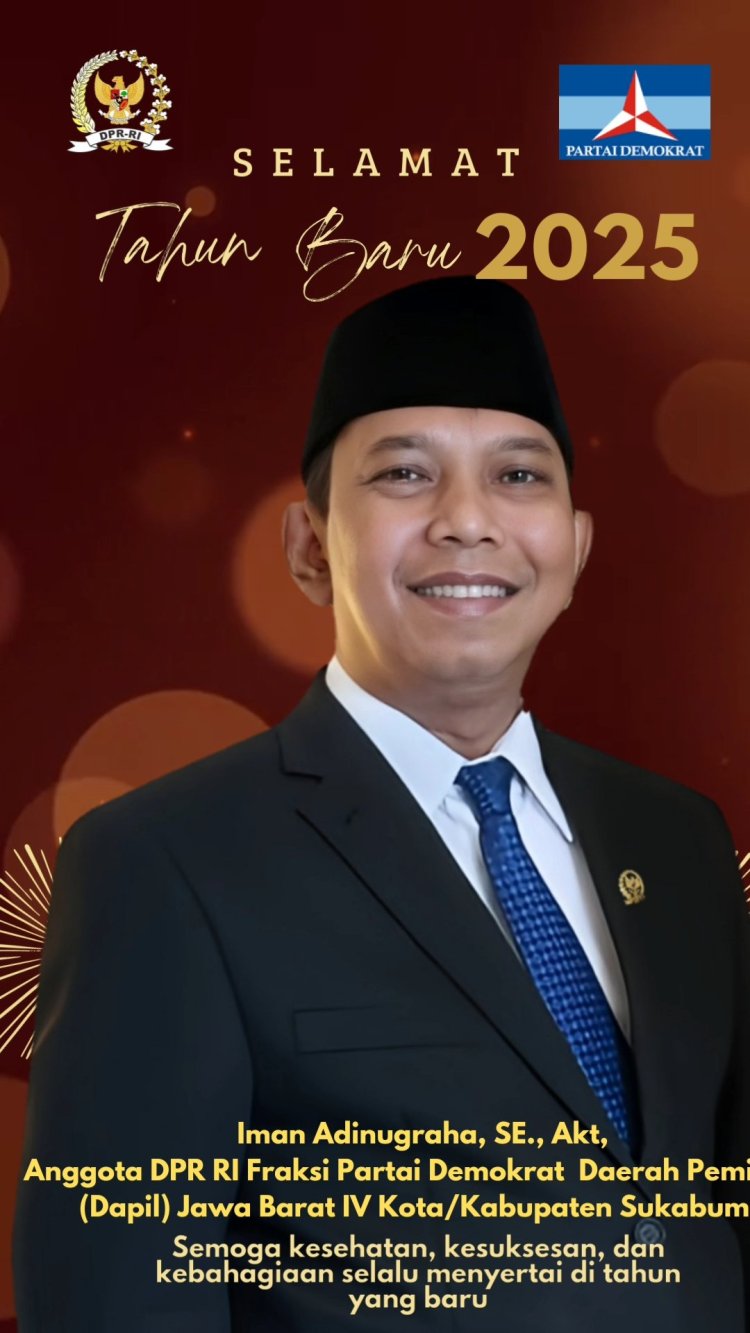 Iman Adinugraha, SE, Akt, Mengucapkan Selamat Tahun Baru 2025