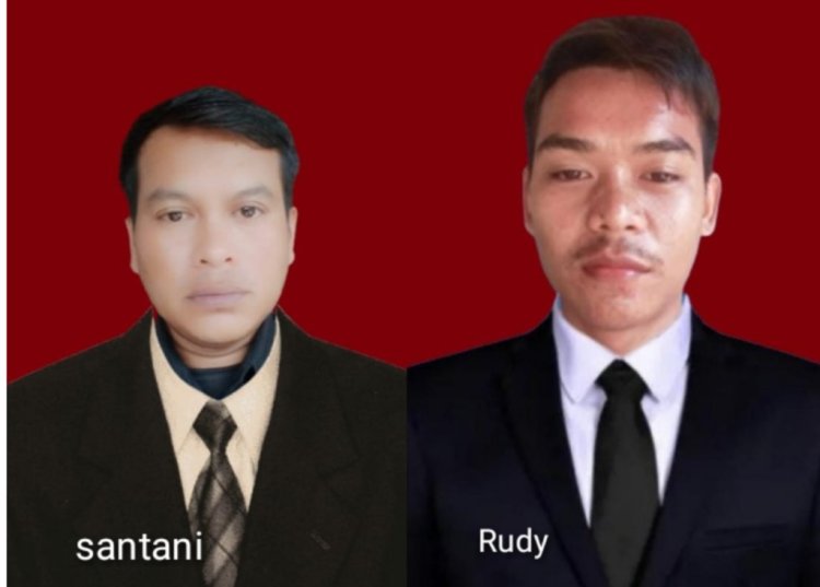 Kabiro Pandeglang Santani dan Wartawan Rilisberita.com Rudy Ucapkan Selamat Tahun Baru