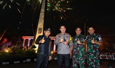 Malam Pergantian Tahun di Kota Bogor Berjalan Kondusif