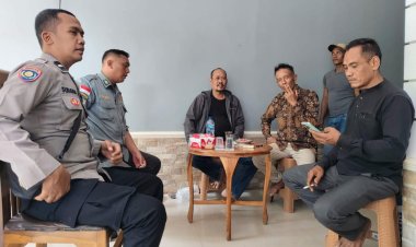 Bhabinkamtibmas Wilayah Hukum Polsek Klapanunggal Giat Warga, Sampaikan Himbauan Dan Ajak Jaga Kamtibmas