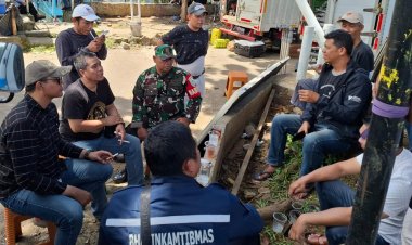 Babinsa Koramil 06-03/Bogor Timur Komsos Bersama Aliansi Organisasi Masyarakat (Ormas)