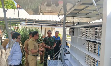 Dandim 0606/Kota Bogor Dampingi Wamendagri Tinjau Unit Satuan Pelayanan Pemenuhan Gizi di Sekolah Bosowa Bina Insani