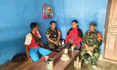 Koramil 2211/Sagaranten Tingkatkan Kedekatan dengan Warga Melalui Komsos