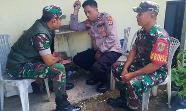 Koramil 0622-05/Kalapanunggal Laksanakan Kegiatan Komsos di Desa Palasari Girang