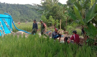Koramil 2202/Plara Dukung Program Pipanisasi di Desa Mekar Asih