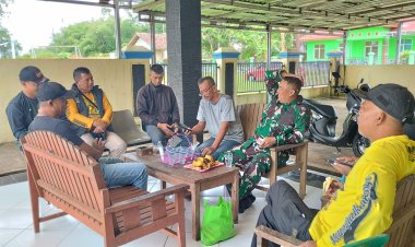 Koramil 2214/Surade Tingkatkan Sinergitas Melalui Kegiatan Komsos