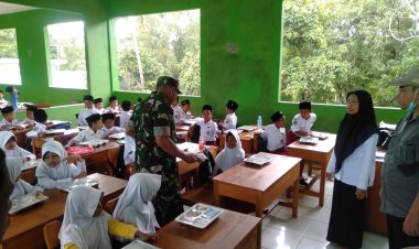 Koramil 2214/Surade Laksanakan Pendampingan Program Makan Bergizi