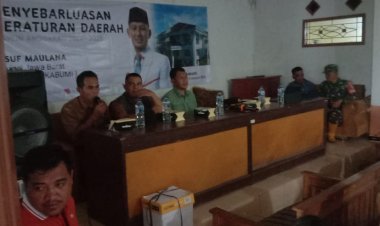 Sertu Iwan Wahyudi Babinsa Desa Balekambang Hadiri Kunjungan Dewan Provinsi BPK Ir H Yusuf Maulana