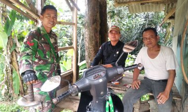 Babinsa Koramil 0622-01/Cisolok Gelar Kegiatan Komsos Bersama Warga Desa Sukarame