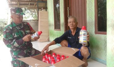 Koramil 2202/Plara Laksanakan Pendampingan Han Pangan di Desa Mekar Asih