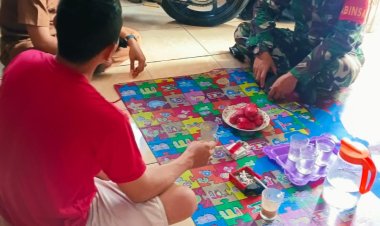 Kegiatan Komsos Babinsa Desa Boregah Indah Koramil 2213/Jampang Kulon