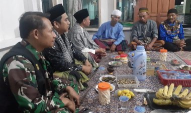 Serka Bambang Babinsa Desa Tanjungsari Hadiri Peringatan Isra Mi'raj