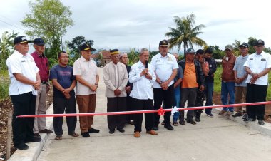 PEPABRI Kabupaten Bogor Hadiri Peresmian Pemotongan Pita di Desa Sirnasari, Kecamatan Dramaga