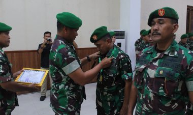 Dandim 0606/KB Pimpin acara Wisuda Purna Tugas, Korps Raport Masuk Satuan, dan perayaan ulang tahun anggota