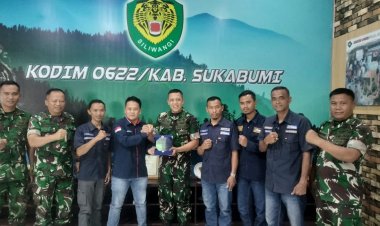 PWRC Kabupaten Sukabumi Audiensi dengan Dandim 0622, Bahas Hari Pers Nasional dan Rekrutmen Prajurit
