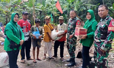 Wujud Kepedulian Kodim 0622/Kab. Sukabumi Membantu Keluarga Bapak Ijud