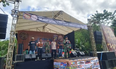 Babinsa Desa Cipamingkis Hadiri Acara Anniversary Komunitas Campursari