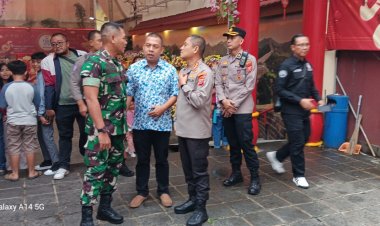 Dandim 0606/Kota Bogor Bersama Kapolresta Cek Keamanan Ibadah Perayaan Imlek 2576/2025 untuk Menjaga Kondusifitas Kota Bogor