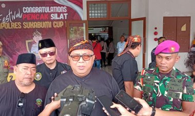 Festival Seni Pencak silat Kapolres Cup 2025 di gelar Di GOR Palabuanratu.
