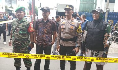 Pengamanan Rekonstruksi Kasus Pembunuhan di Jln Lawanggintung, Bogor Selatan