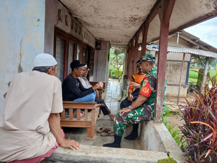 Komsos Babinsa Desa Geger Bitung Koramil 2208/Nyalindung