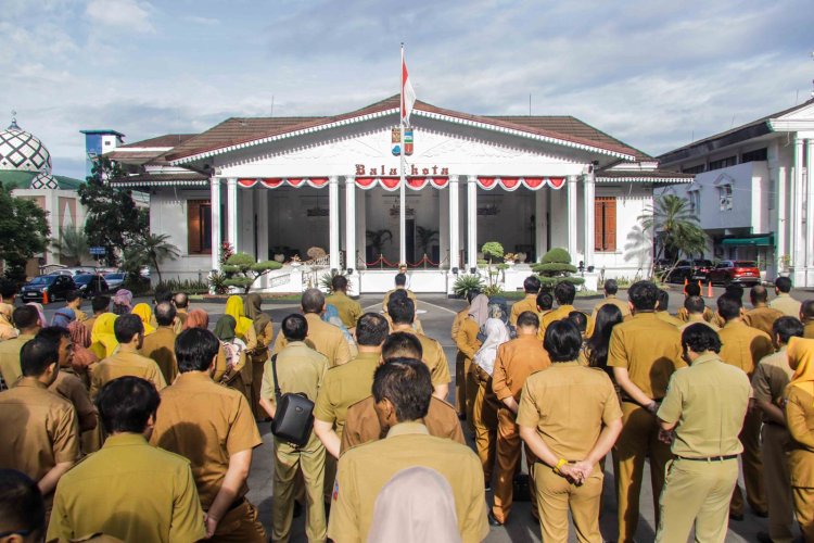 Apel Pagi, Pj Wali Kota Sampaikan Apresiasi Pemerintah Pusat Kepada Pemkot