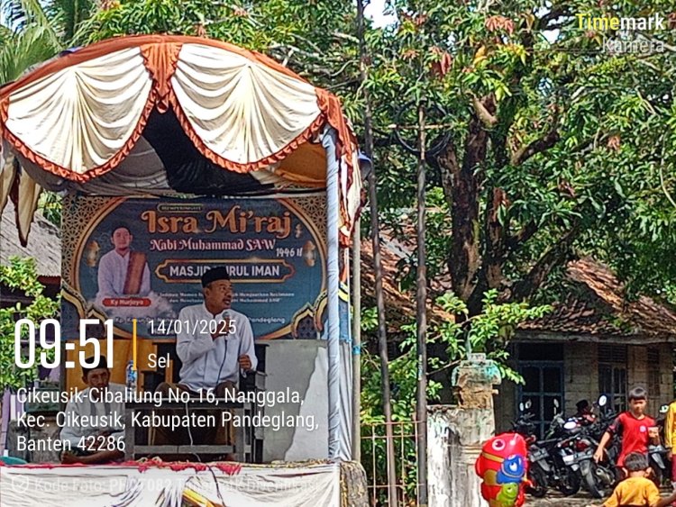 Peringatan Isra Mi'raj 1446 H di Kampung Kesur Berlangsung Khidmat