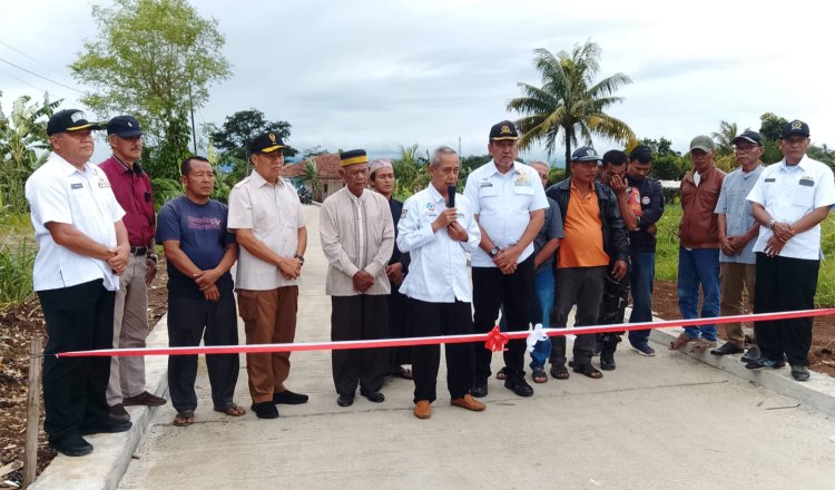 PEPABRI Kabupaten Bogor Hadiri Peresmian Pemotongan Pita di Desa Sirnasari, Kecamatan Dramaga