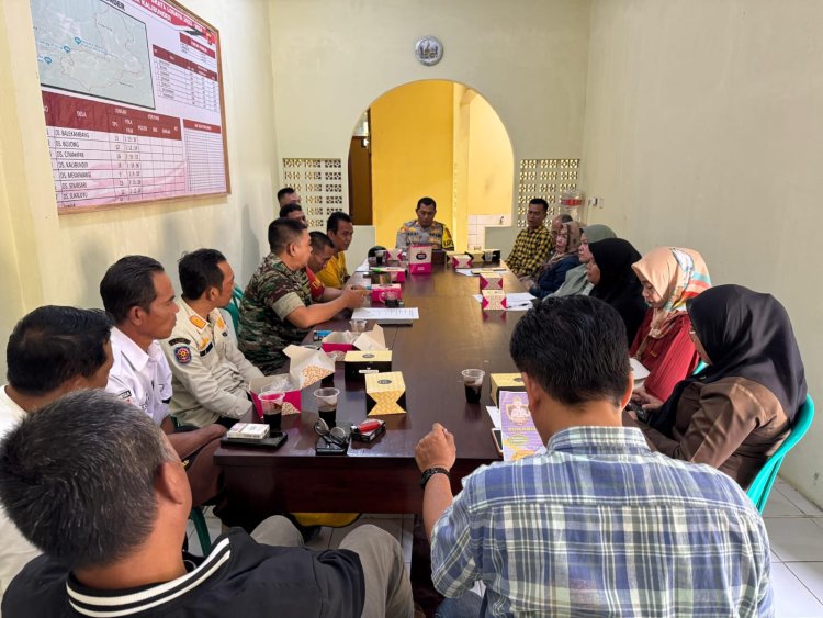 Danposramil Kalibunder Gelar Rakor Pencak Silat Piala Kapolres Bersama Muspika Kecamatan Kalibunder