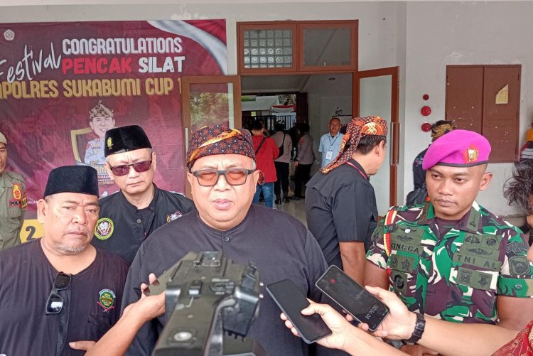 Festival Seni Pencak silat Kapolres Cup 2025 di gelar Di GOR Palabuanratu.